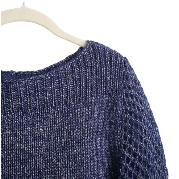 Tommy Bahama Shimmer Boat Neck Long Balloon Sleeve Wool Blend Sweater SZ XL. NWT - Picture 4 of 7